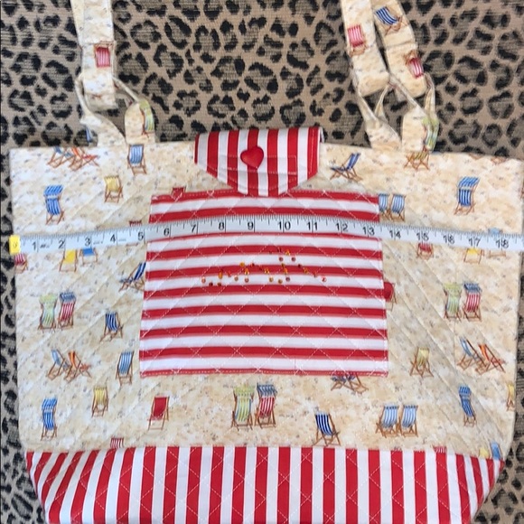Hand sewn better than Vera Bradley beach tote NWOT - Picture 5 of 7